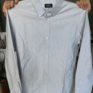 Men's A.P.C. Long Sleeve Large Shirt
